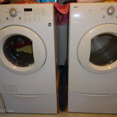 GE  LG front load washer and dryer