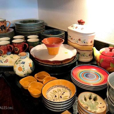 More dinnerware and kitchen misc.