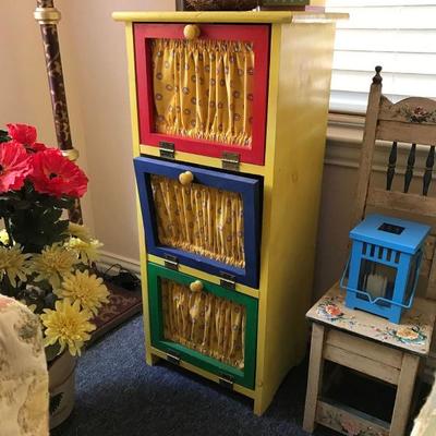 Cute primary colors cabinet