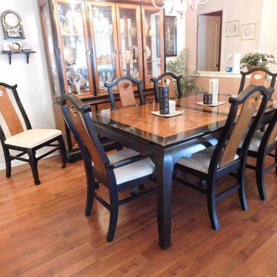 Asian influence dining room by Bassett