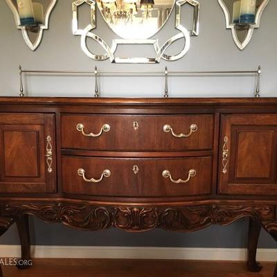 Thomasville Sideboard with Railing 