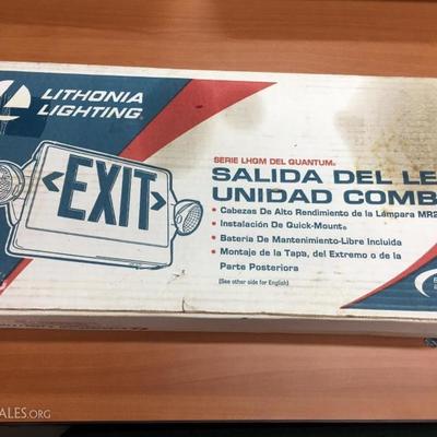 Exit sign