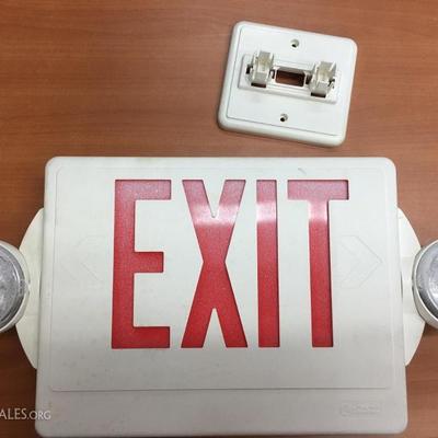 Exit sign