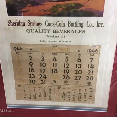 Coca-Cola calendars