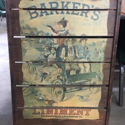Barker's Linament sign