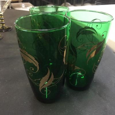 Green glassware