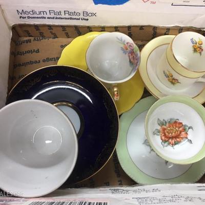 Cups and saucers
