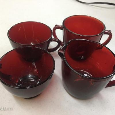 Ruby red set