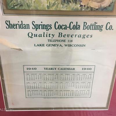 Coca-Cola calendars
