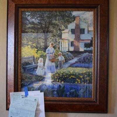 Original painting by Melinda Byers. Comes with paperwork 