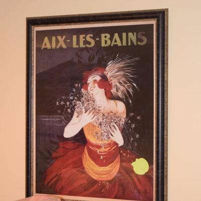 Aix-Les-Bains framed poster 