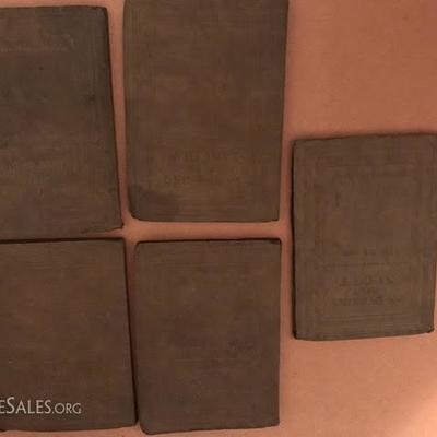 Vintage books from the early 1900's 