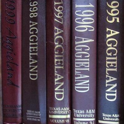 Texas A&M "Aggieland" Yearbooks (1995-1999)