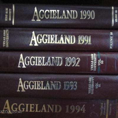 Texas A&M "Aggieland" Yearbooks (1990-1994)