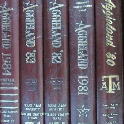 Texas A&M "Aggieland" Yearbooks (1980-1984)