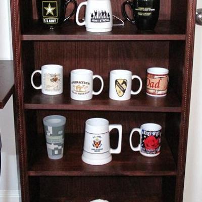 OSP Office Star Products Cherry Finish all Wood Matching Bookcase (48"H x 24"W x 16"D) with 3 Adjustable Shelves (1 of 2)