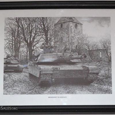 Movement to Contact by Jody Harmon.  He has been producing Armor and Cavalry related artwork since 1989, both for the US Army, and with...