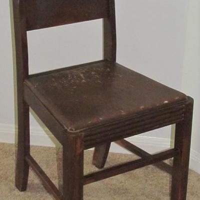 Depression Era Wood Side Chair