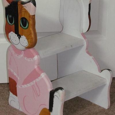 Child's Hand Crafted/Painted Step Stool
