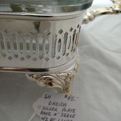  Wallace "Baroque" Silverplate Retangular Covered Casserole 