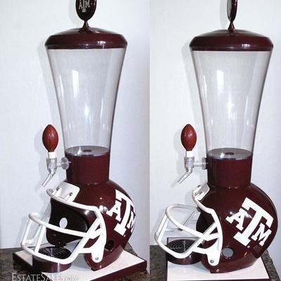 Texas A&M Football Helmet Beverage Dispenser