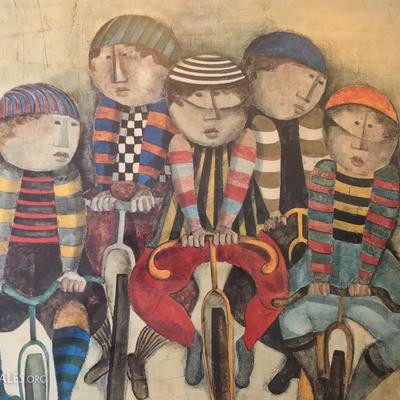 Graciela Rodo Boulanger Tour de France Lithograph
