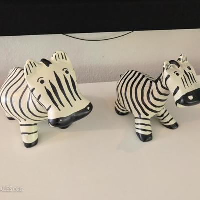 ceramic zebras home accents