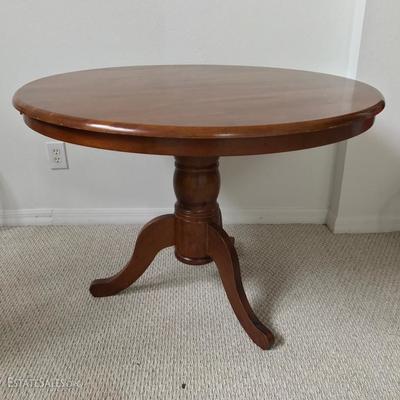 Solid wood dining table