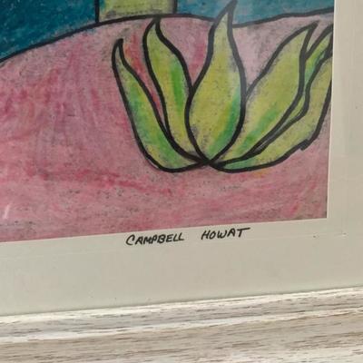Campbell Howat pastel original