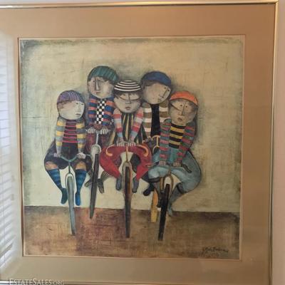 Graciela Rodo Boulanger Tour de France Lithograph