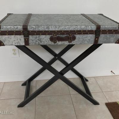 suitcase entry table