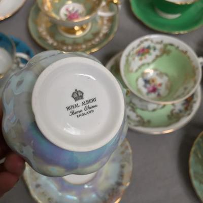Antique English bone china, tea cup & saucer Royal Albert