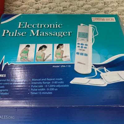 Electronic pulse massager