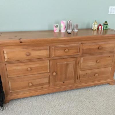 all wood dresser