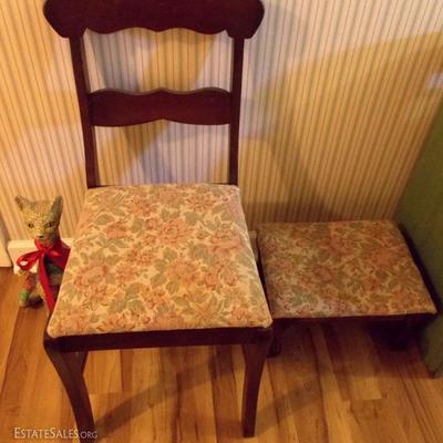 Side chair $35
Footstool $22