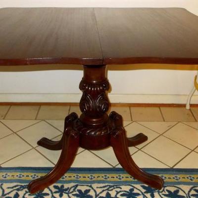 19th century game table with storage $295
40 X 36 X 28