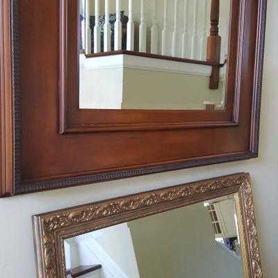 (2) large mirrors