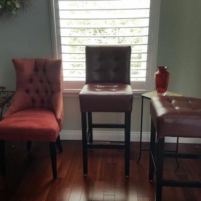 leather stools 