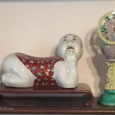 Reposing Porcelain Buddha