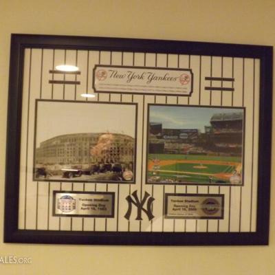 NY Yankee Opening Day Stadiums 1923 2009 COA