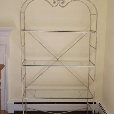 Etagere with Glass Shelves
