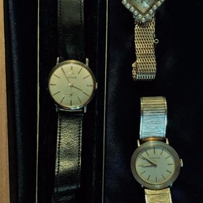 LeCoultre Watch, Tiffany Watch, Pearl Encrusted watch 