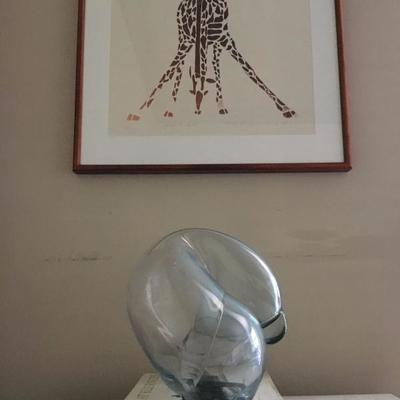 John Bingham Art Glass Sculpture 
