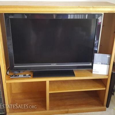 FSL014 Wooden Entertainment Center and 40