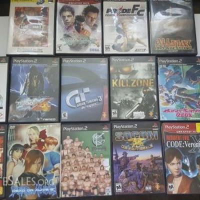 FSL080 PlayStation 2 Games Lot - US & Japan Import Games
