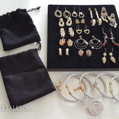 FSL197 Gold Tone Earrings, Bracelets, Pendant or Pin
