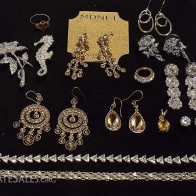 FSL156 Exquisite Monet Earrings, Brooches & More
