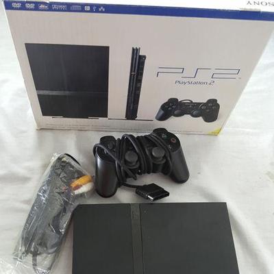 FSL220 Sony PlayStation PS2 Slim, Controller in Box
