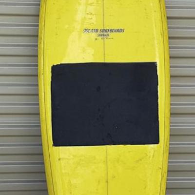 FUJ005 Vintage Surfboard Two Skegs
