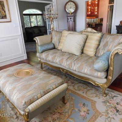 Vanguard Sofa set and ottoman